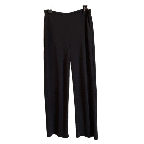 Talbots Women’s Size 12 Black Trousers Pants Side Zip Career Office‎ Business - Picture 1 of 9